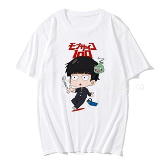 Mob Psycho 100 Funny T Shirt Men Streetwear Harajuku Cotton Casual T-Shirt Japanese Anime Shirt Summ_08