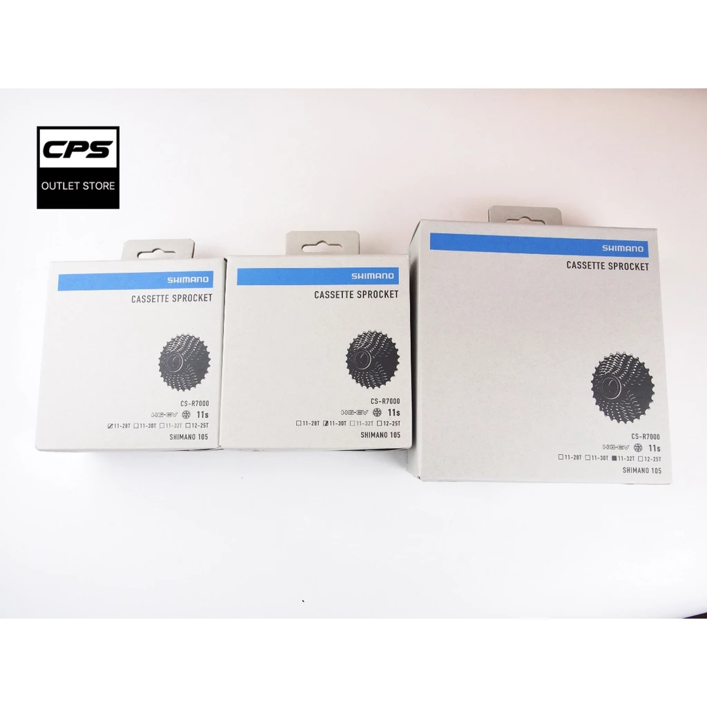 เฟืองจักรยานเสือหมอบ Shimano CS-R7000 105 11 Speed.(สินค้าถูกลิขสิทธิ์นำเข้าถูกต้อง)
