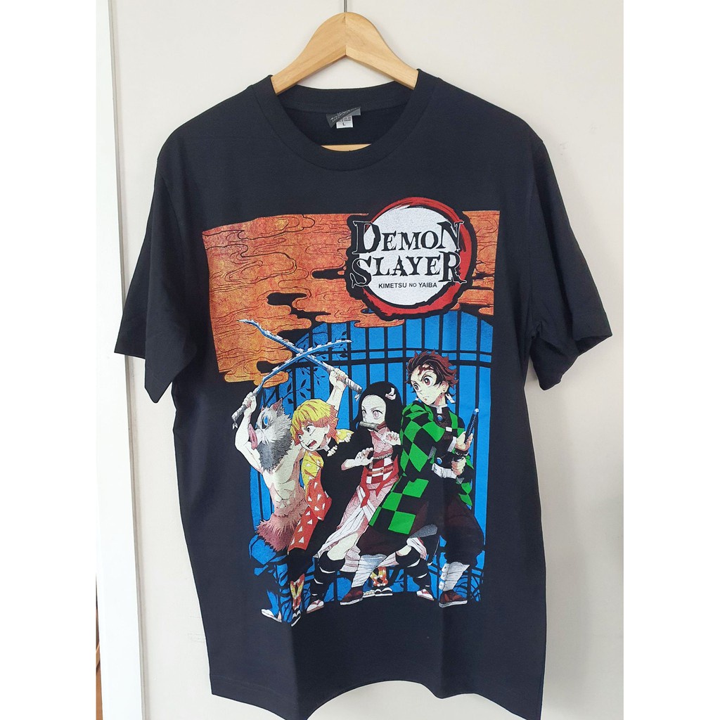 เสื้อดาบพิฆาตอสูร Demon Slayer Kimetsu No Yaiba T-shirt เสื้อยืดTee