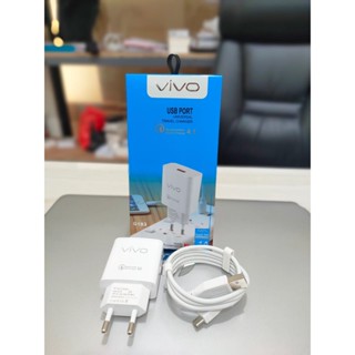 Tc เครื่องชาร์จ VIVO Y15 QUALCOM QUICK CHARGER 3.0 ⚡️ Micro &amp; Type-C ของแท้ (ใหม่)