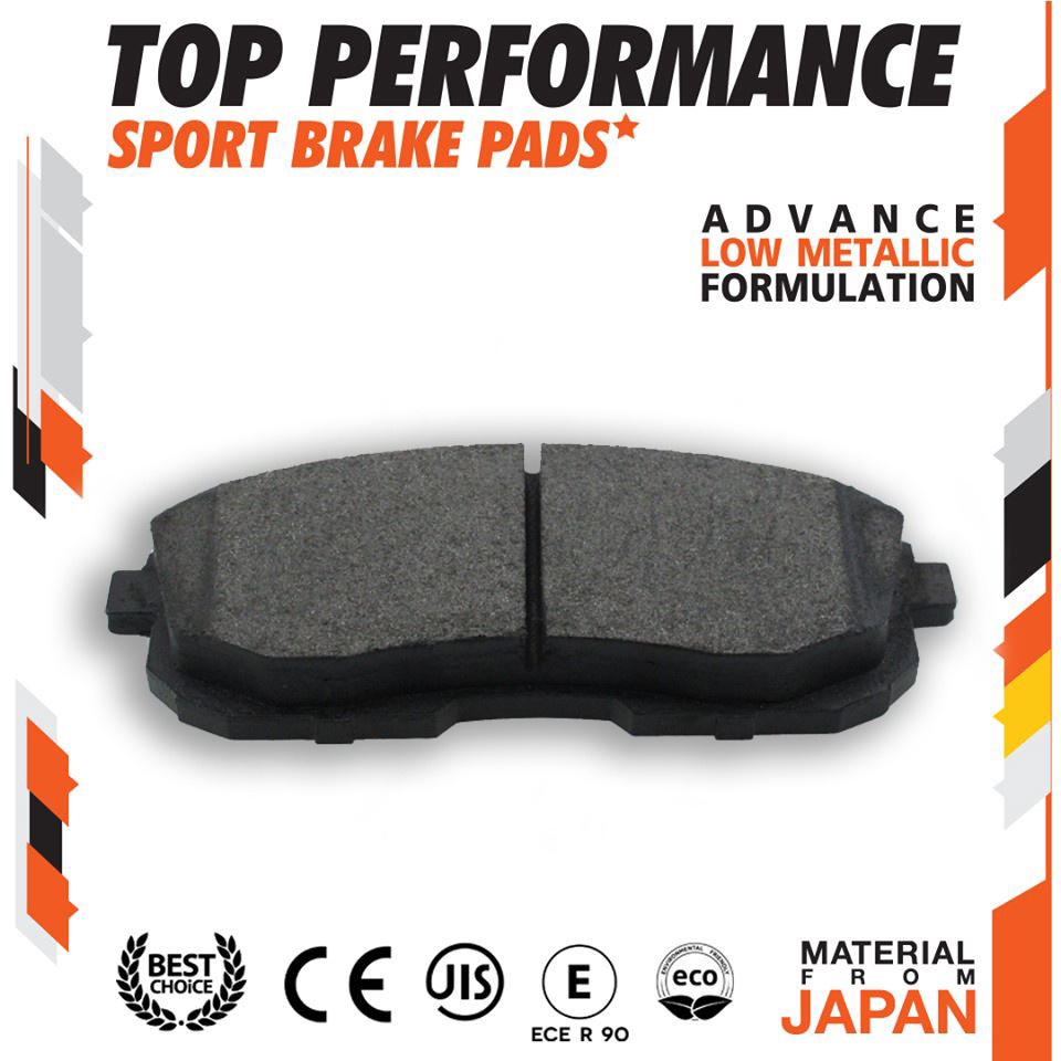 ใหม่! ผ้าเบรค หน้า NISSAN TEANA J31 / CEFIRO A32 A33 / 350Z / BLUEBIRD U13  - BN 1187 - ผ้าเบรก เทีย