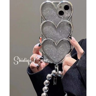 เคสโทรศัพท์มือถือ TPU สีเงิน สําหรับ iPhone14 13 12 11 Pro Max