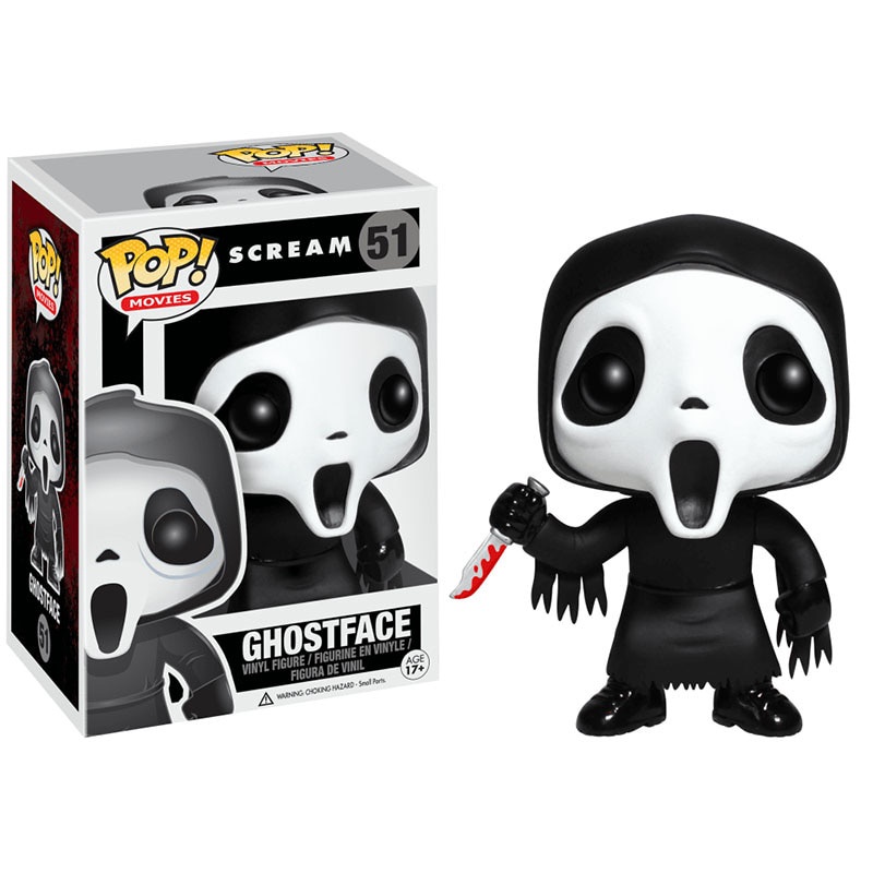 Funko Pop! โมเดลตุ๊กตาไวนิล Scream Ghost Face ของเล่นสําหรับเด็ก