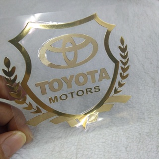 สติกเกอร์ตราสัญลักษณ์ 5.5*5.5 ซม. 1 ชิ้น สําหรับตกแต่งรถยนต์ Toyota