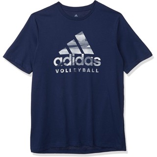 Adidasเสื้อยืดผู้ชาย Adidas Mens Volleyball Graphic Logo T-Shirt AdidasShort sleeve T-shirts_09