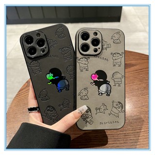 เคสโฟน14 Pro max labixiaoxin การ์ตูน เครื่องหนังขอบตรง ยิงเรเดียม สําหรับ เคสApple iPhone 14 13 12 11 Pro Max 14 Plus X XR Xs Max ip14 ip11 เคสไอโฟน14พลัส เคสไอโฟน11 case iPhone 14 Pro Max เคส