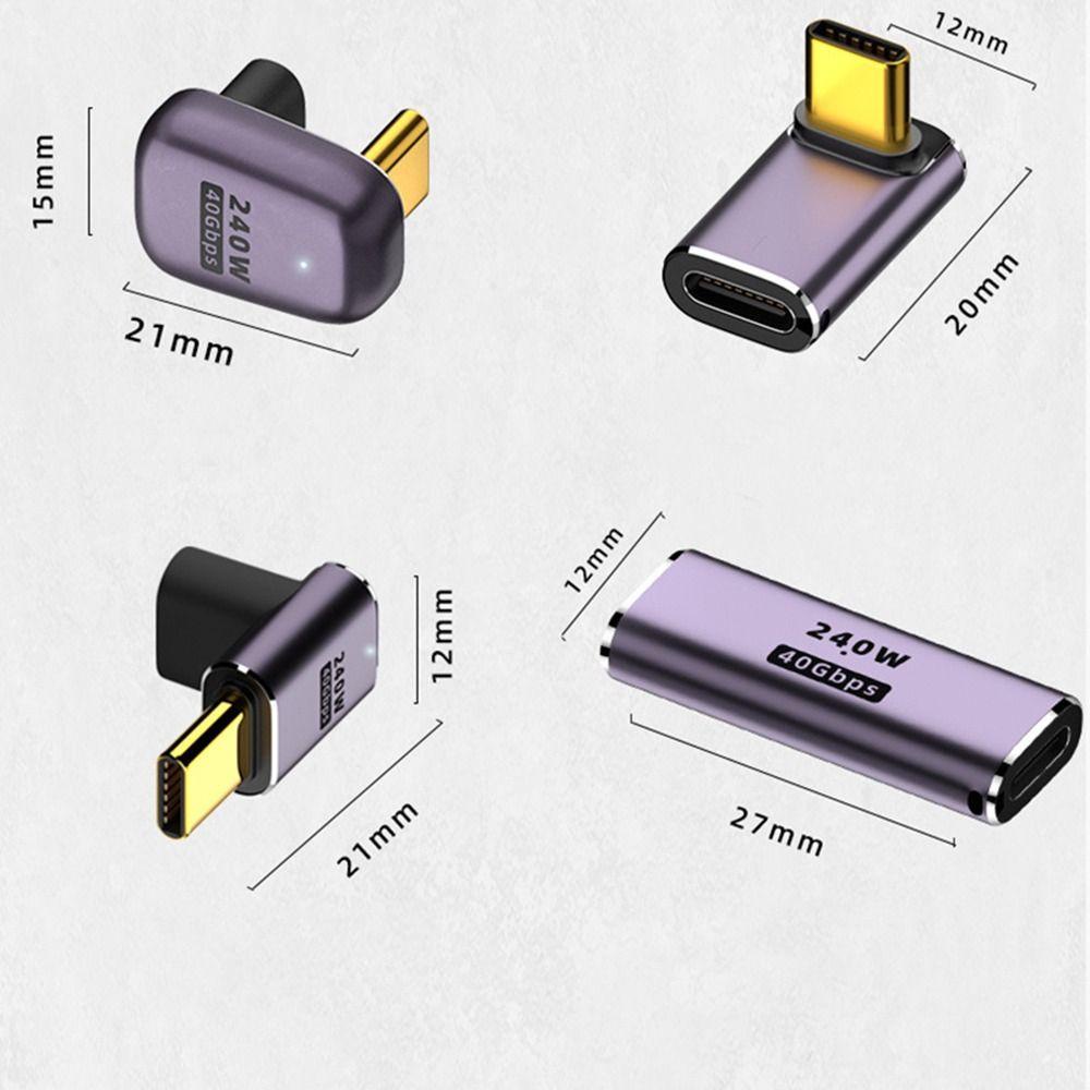 Yujinx 240W Fast Charging โทรศัพท์มือถือถ่ายโอนข้อมูลแล็ปท็อป USB C Converter