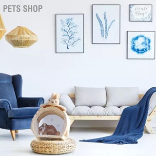  Pets Shop กระเป๋าสะพายสัตว์เลี้ยงขนาดเล็กน่ารักโปร่งใสระบายอากาศได้สบายพกพากระเป๋าใส่สัตว์ขนาดเล็กพร้อมซิปอัลลอยด์