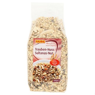 ฮาทเน่เรซินัตมูสลี่ MUSLI 1000ก.HAHNE TRAUBEN-NUSS1000G