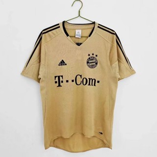 เสื้อกีฬาแขนสั้น ลายทีมชาติฟุตบอล Bayern Munich 04-05 ชุดเยือน สไตล์คลาสสิก เรโทร