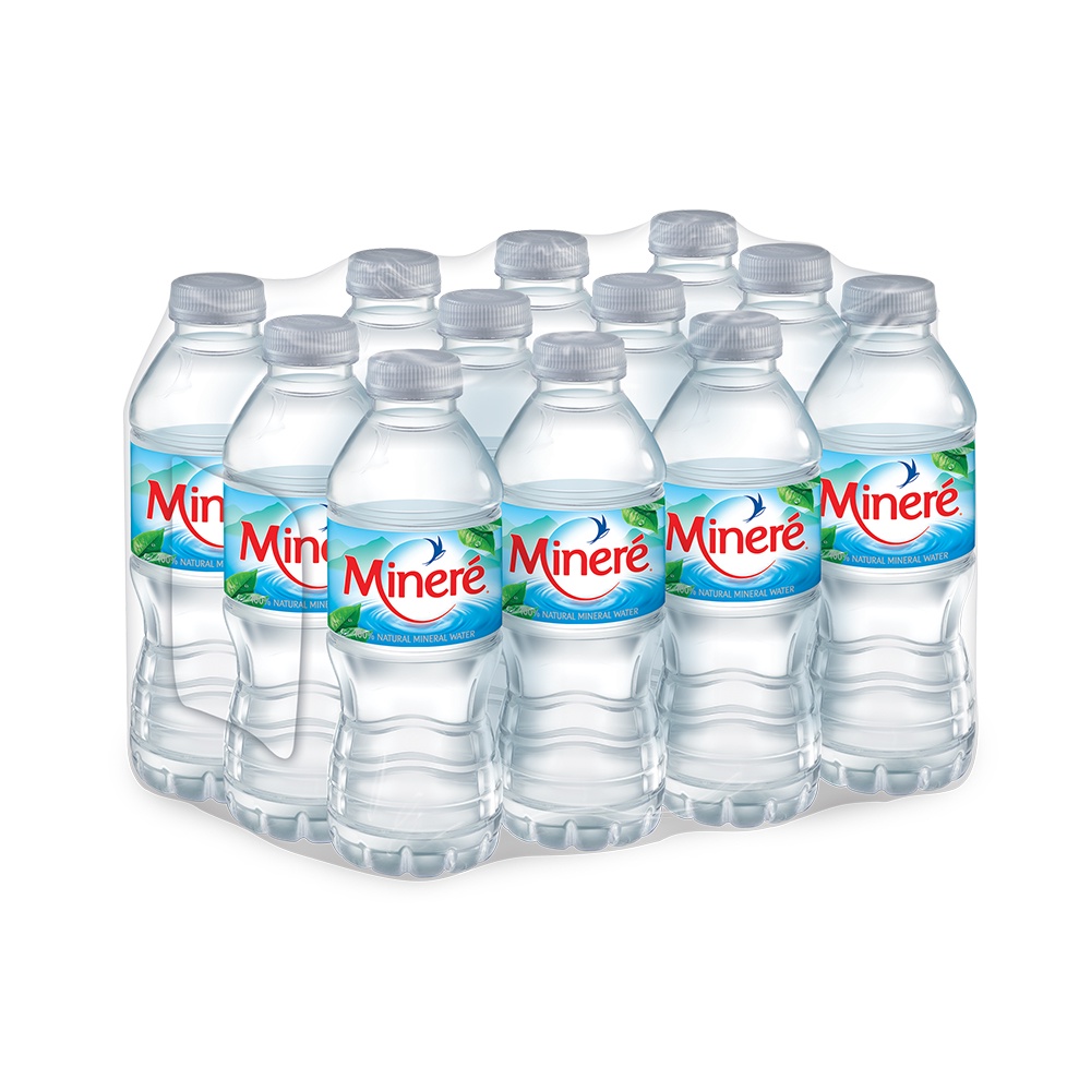 WATER มิเนเร่น้ำเเร่ธรรมชาติ330มล.แพ็ค 12MINERE MINERAL330 MLPACK4