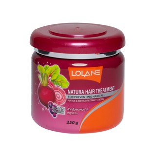 โลแลน NATURA เนทูร่าทรีทเมนท์ ลดผมขาดร่วง250ก.LOLANE HAIRTREATMENT REVITAL250