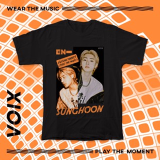 เสื้อยืด พิมพ์ลาย Kpop ENHYPEN "Future Perfect (Pass The Mic)" สําหรับผู้ชาย | จองวอน | Heeseung | เจย์ | เจค | ซุง_09