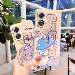 ใหม่ เคสโทรศัพท์มือถือ TPU นิ่ม ปิดด้านหลัง ลายการ์ตูนเด็กผู้หญิงแก้วไวน์น่ารัก แต่งกลิตเตอร์วิบวับ สําหรับ OPPO Reno 8 8T Reno8 T A78 4G 5G 2023 A78 Reno8T