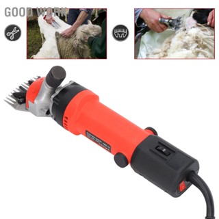  Good Work กรรไกรตัดขนแกะไฟฟ้าปรับได้ 6 ความเร็วใบมีดเหล็กกล้าคาร์บอนสูง Sheep Clipper สำหรับการเลี้ยงสัตว์