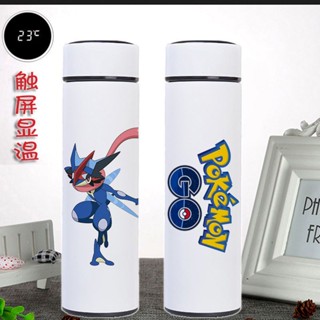 [พร้อมส่ง] กระติกน้ําร้อน ลายการ์ตูนอนิเมะ Pikachu Charizard Charizard Koga Ninja Frog สําหรับเด็กนักเรียน