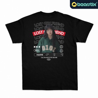 Bearstix BEARSTIX - Hanni Pham เสื้อยืด - Lost Girlfriend T-Shirt - Kpop Shirt - Tshirt NewJeans