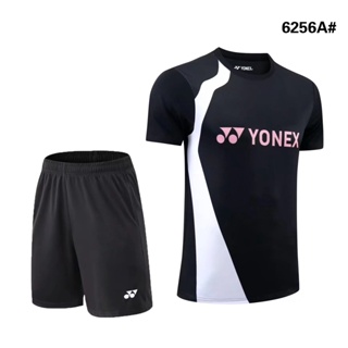 ใหม่ YONEX ชุดเสื้อกีฬาแขนสั้น ซับเหงื่อ แห้งเร็ว เหมาะกับฤดูร้อน สําหรับผู้ชาย และผู้หญิง 2022