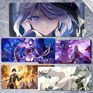 Genshin Impact mouse pad Focalors new Nahida computer pad Raiden Shogun shadow desk pad Xiao game Zhongli keyboard pad Hu Taoanime Yae Miko Animation Venti custom Kamisato Ayaka rubber cushion