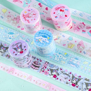 Sanrio สติกเกอร์เทปวาชิ สําหรับตกแต่งสมุดโน้ต DIY