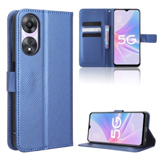 OPPO A78 5G Phone Case Holder Stand Case OPPO A78 5G เคส เคสฝาพับ Wallet PU Leather Back Cover