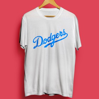 La Dodgers Los Angles MLB เสื้อยืดเบสบอล ผ้าฝ้าย พรีเมี่ยม