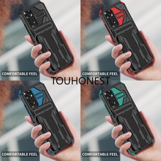 เคส Xiaomi Redmi Note 11 Pro เคส Redmi Note 10 Pro เคส Redmi Note 11S เคส Redmi Note 10S Case Redmi A1 10C Shockproof Bracket Card Slot Hybrid Armor Holder Phone Cover Case กันกระแทก ช่องใส่การ์ด ไฮบริด เกราะ ที่ใส่ขาตั้ง เคสโทรศัพท์ กระเป๋าใส่เหรียญ