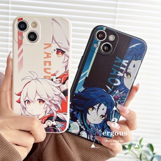 เคสโทรศัพท์มือถือ TPU นิ่ม แบบป้องกัน ลาย Genshin Impact Xiao And Kaedehara Kazuha สําหรับ Vivo Y16 Y02s Y22 Y35 V25e Y12s Y12A Y15A Y15s Y20i Y21A Y21s Y33s Y17 Y15 Y12 Y22s T1x V23e V25 Y50