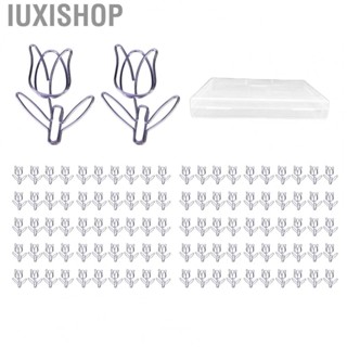 Iuxishop Mini Paper Clips  Rustproof Paper Clips 100pcs  for School