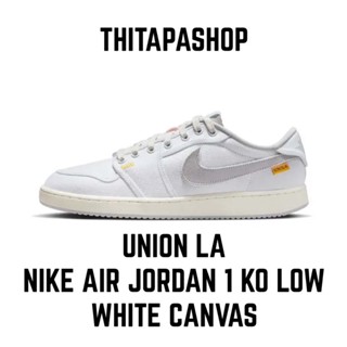 UNION LA X NIKE AIR JORDAN 1 KO LOW WHITE CANVAS