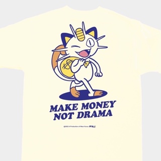 Pokemon Anime T-Shirt - Kuruu Meowth Make Money tee_08