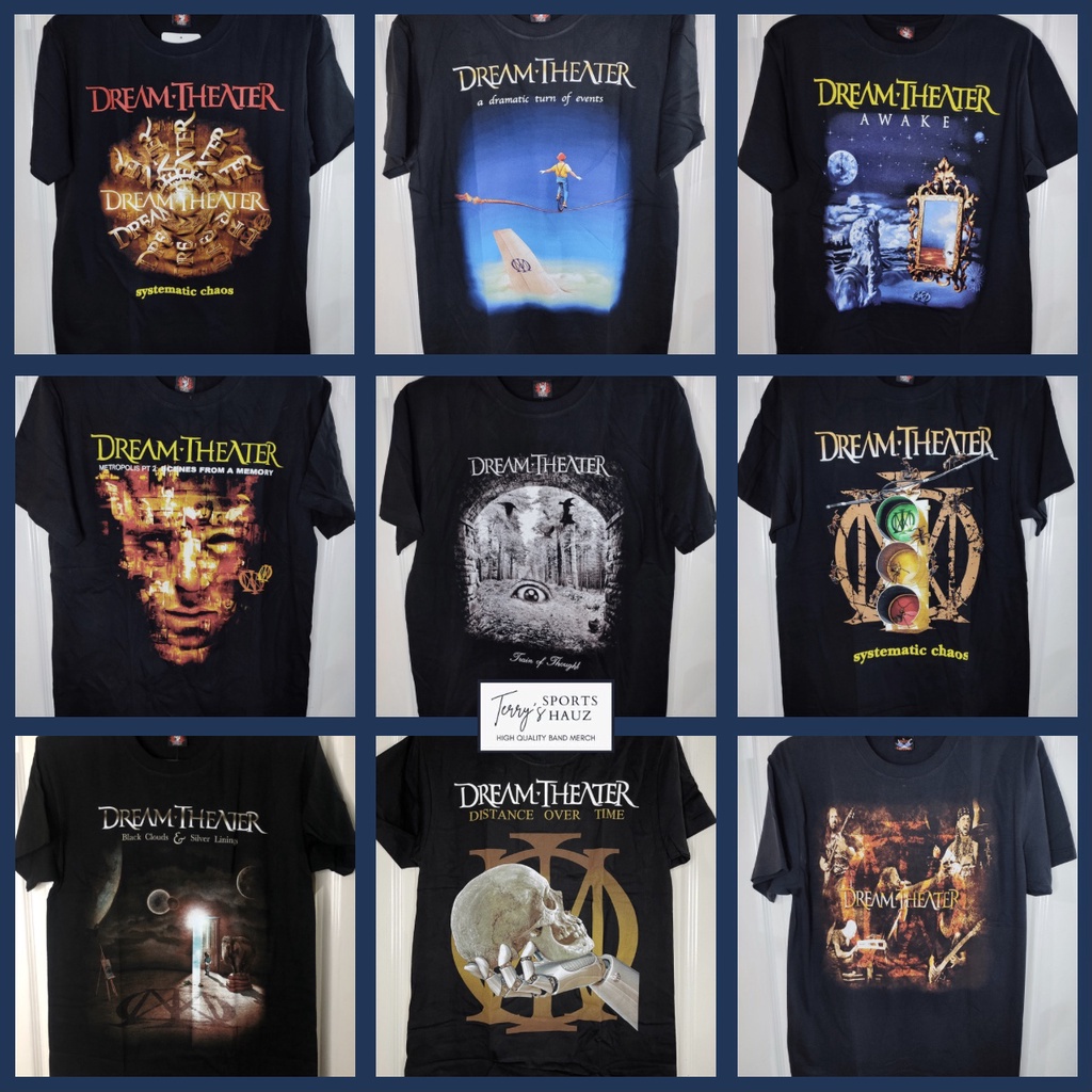 【Hot sale】Dream Theater Rock Yeah Band Shirts Rock Yeah M L Part 1_02