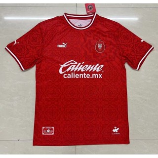 เสื้อเชิ้ตแขนสั้น ลายทีมชาติฟุตบอล Chivas Centennial สีแดง คุณภาพสูง 2223