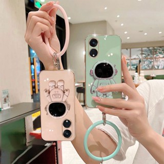 พร้อมส่ง ใหม่ เคสโทรศัพท์มือถือนิ่ม ลายนักบินอวกาศ หรูหรา สําหรับ OPPO A58 A78 4G 2023 OPPOA584G