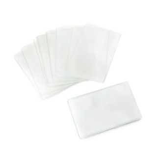 【CH*】ซองพลาสติกใส ทรงสี่เหลี่ยมผืนผ้า สําหรับใส่บัตรเครดิต 20 ชิ้น