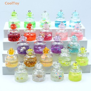 Cooltoy ขวดแก้วเรืองแสง มีทรายไหล สําหรับตกแต่งบ้านตุ๊กตา 2 ชิ้น