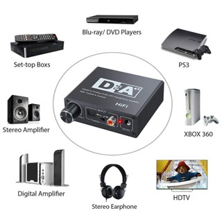 HIFI DAC AMP Digital TO Analog Audio Converter RCA 3.5 มม.เค…