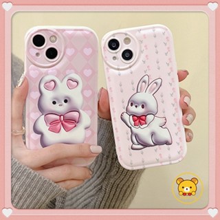 เคสโทรศัพท์มือถือ TPU นิ่ม ลายกระต่ายน่ารัก สีชมพู สําหรับ Vivo V25 V23 V20 Pro 5G V21 4G 5G X90 X80 X70 X50 X30 Pro X60 X27 S15 S15E S10 Pro S9E