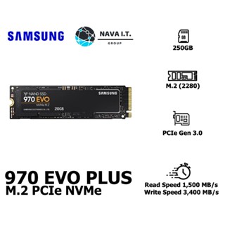 COINSคืน15%⚡FB9JMZV6⚡ SAMSUNG 970 EVO 250GB SSD M.2 NVME/PCIE รับประกัน 5ปี