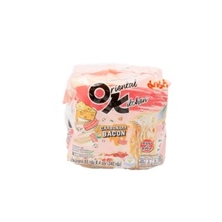 มาม่าออเรียนทัลคิตเชนคาโบนาร่าเบคอน85ก. 4MAMA  แพ็คORIENTAL KITCHEN CARBONARABACON85GPACK4