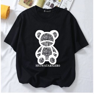 &lt;T-SHIRT PEREMPUAN LELAKI&gt; teddy bear vintage street wear women T-SHIRT COTTON BAJU WANITA/BESAR/OVERSIZE/PLUS SIZE_02