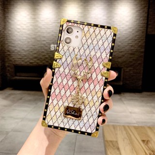 Realme C35 Realme 8 pro 5 5i 6 Pro Realme C11 C15 C12 Realme 9i stylish square deer head phone case