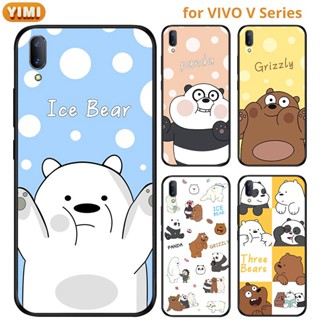 เคส VIVO V27 V27E V25 V25E V11 V11i V15 V17 V19 NEO PRO 1804 1819 5G มือถือสำหรับเคสโทรศัพท์มือถือลายการ์ตูนหมีสําหรับ