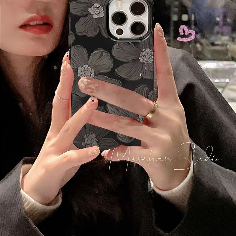เคสโทรศัพท์มือถือ TPU ลายดอกไม้ กันกระแทก สําหรับ iPhone 14 14pro 14plus 13 13mini 13pro 13prm iPhone12 7Plus 8Plus Xr XS 13 12mini Pro Max