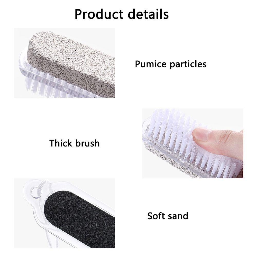 OUREAL เท้า Pedicure แปรงฟุต Dead Skin Remover มัลติฟังก์ชั่นเครื่องมือดูแลเท้า - รูปที่ 2