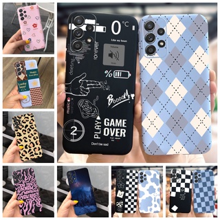 เคสโทรศัพท์ซิลิโคน แบบนิ่ม ลายเพ้นท์ สําหรับ Samsung Galaxy A13 A13 4G 5G A136B A135F A04S A047F