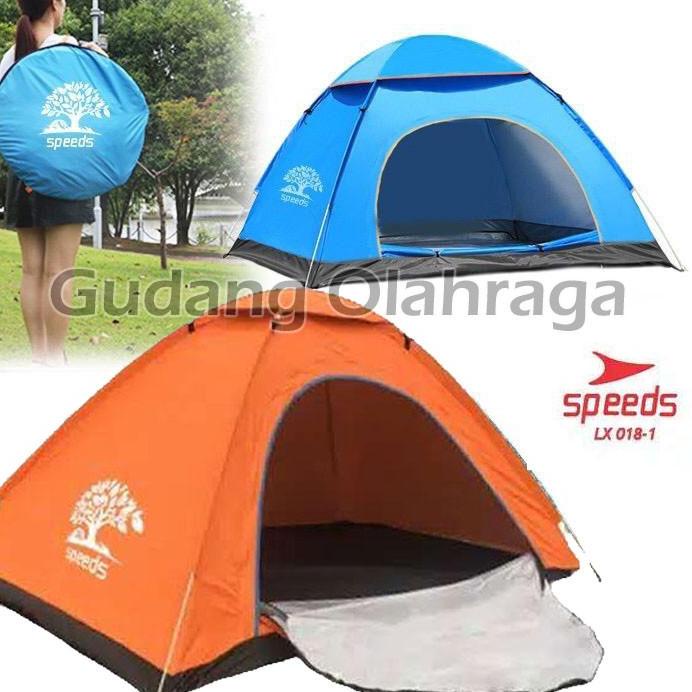 TENDA IMMEDIATELY SEND Camping เต็นท์ 2 คนพับ Poble กันน้ํากลางแจ้ง SPEEDS LX 018-1