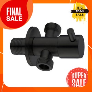 สต๊อปวาล์ว สเตนเลส แบบ 2 ทางน้ำออก KASSA KS-5080B-2 สีดำStop valve, stainless steel, 2-outlet type, KS-5080B-2 black