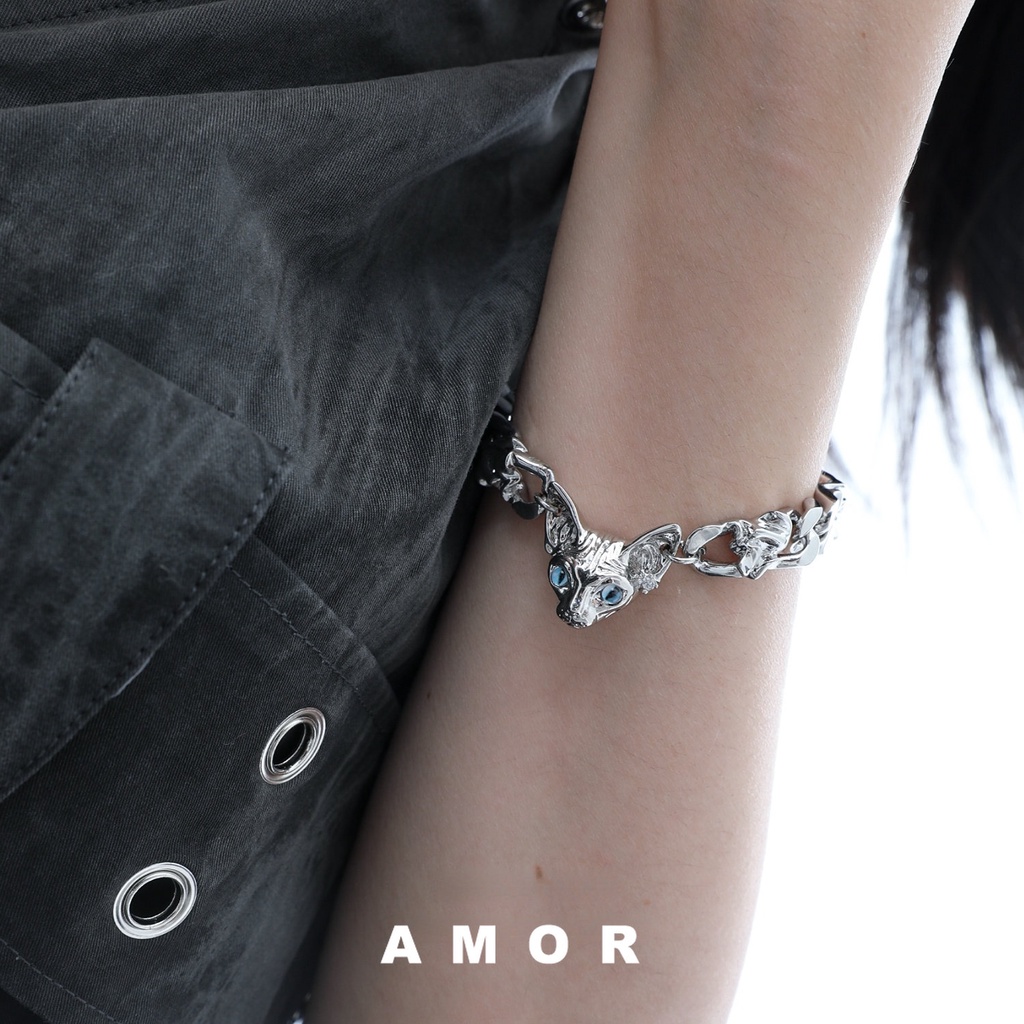 สร้อยข้อมือแมว สร้อยข้อมือ Y2K ดีไซน์ unisex Niche
