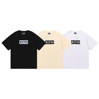 เสื้อยืดลําลอง ผ้าฝ้าย สีพื้น พิมพ์ลายตัวอักษร แฟชั่นสตรีท แฟชั่นสําหรับผู้ชาย และผู้หญิง KI8763TH